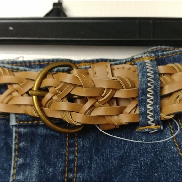 SONOMA Size 8 Blue Jeans w Matching Brown Belt - Picture 3 of 6